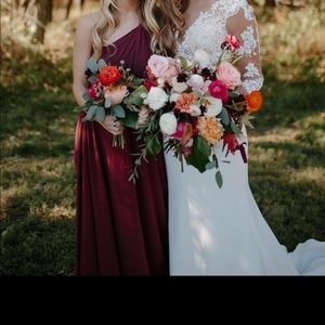 Custom made bridesmaid dress